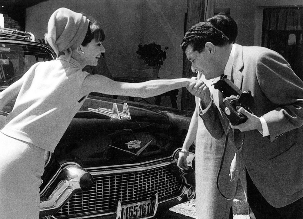 El dueño del Landa con Audrey Hepburn