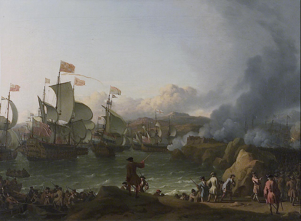 "La batalla de Rande" por Ludolf Backhuysen. 1702.