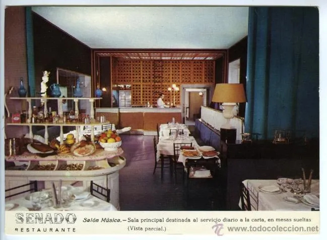 Trasera de Postal de Salón Música - todocoleccion.net