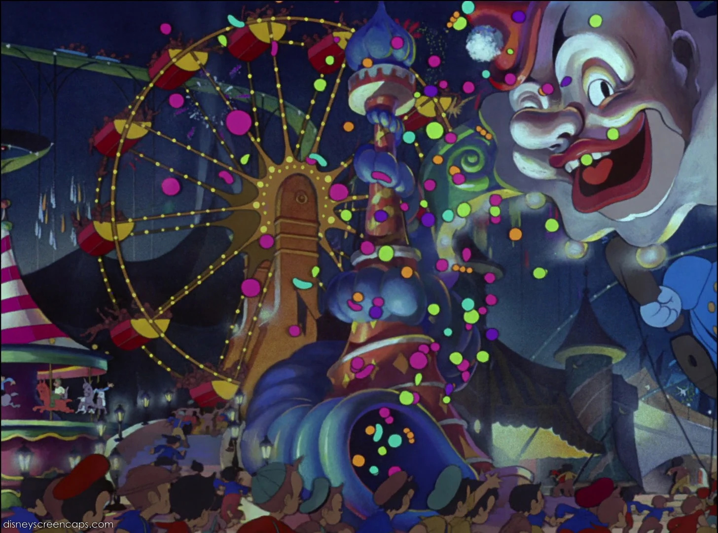 Pleasure Island en la película de Pinocho
