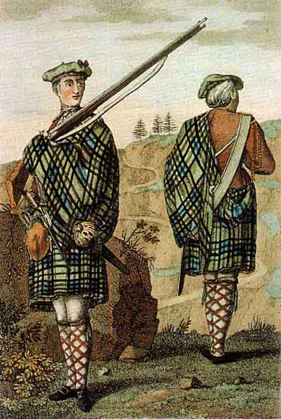 Great Kilt en el siglo XVIII